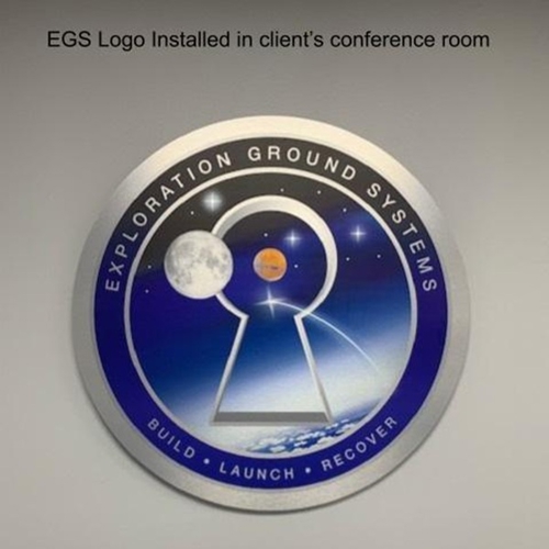 E. Custom Logo Fabrication - NASA Project